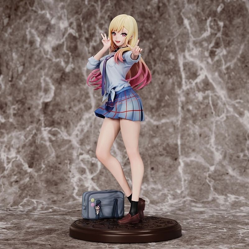 28cm Anime Figure My Dress-Up Darling Kitagawa Marin Sexy School uniform swimsuit Action Figure Adult Collection Model Doll Toys