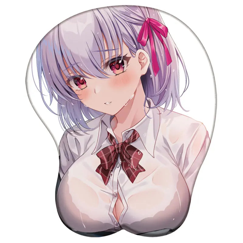 Saber Rin Sakura Alter 3D Silicone Mousepad Fate Stay Night Zero 3D Wristband Mouse Pad Anime Gaming Diy 3D Wrist Rest Mouse Mat