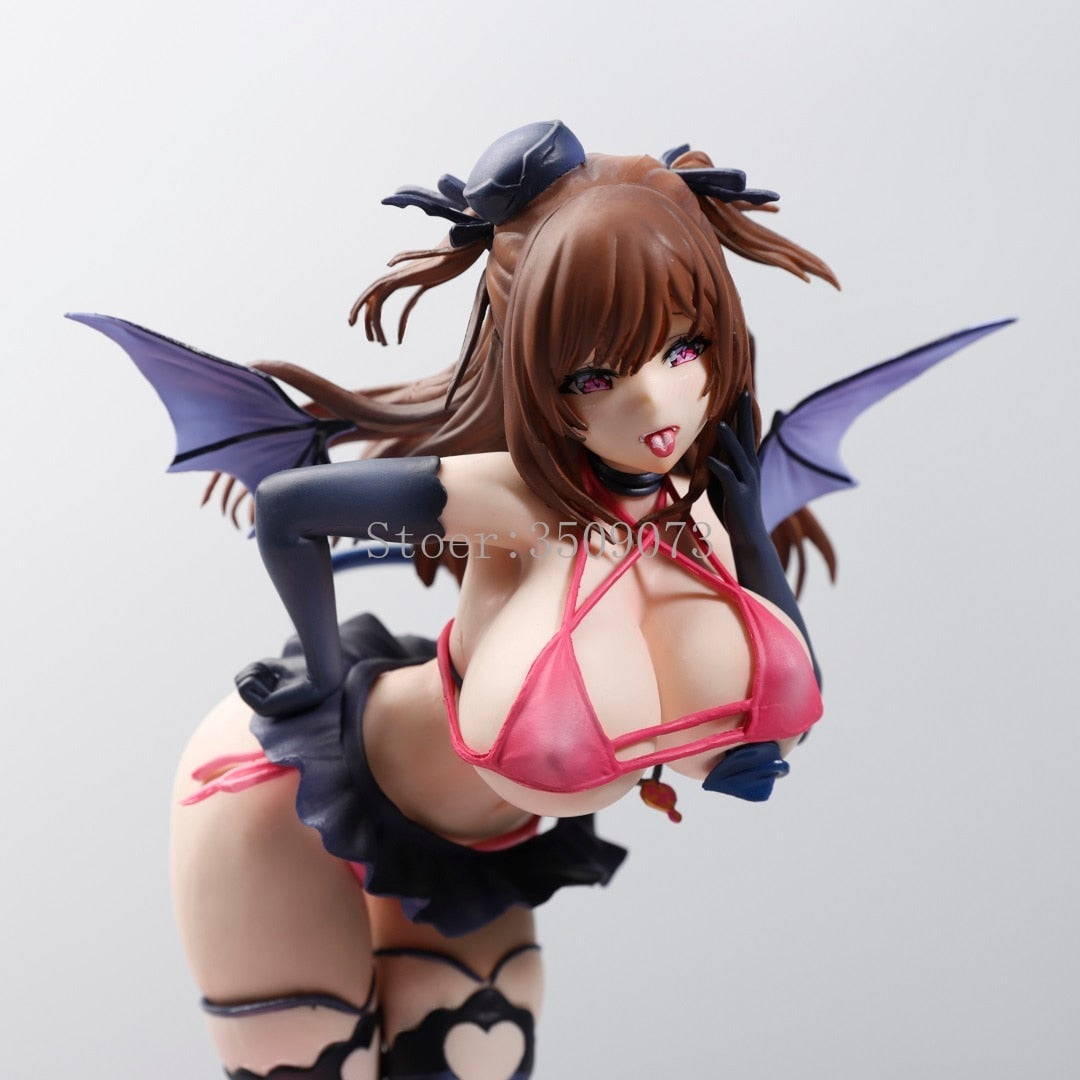 25cm Mataro Original Character Lilith Sexy Anime Figure Hentai Native Lilith Pink Cat Action Figure Adult Collection Model Toys