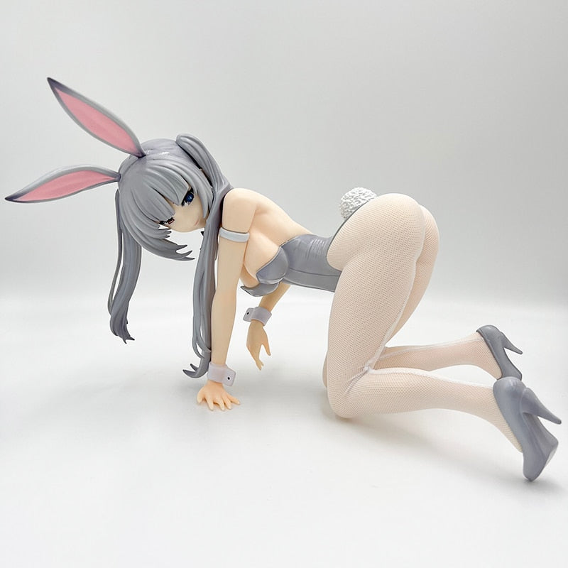 20cm FREEing B-Style Date A Live Sexy Anime Figure White Queen Bunny Girl Action Figure Date A Bullet Figurine Adult Doll Toys