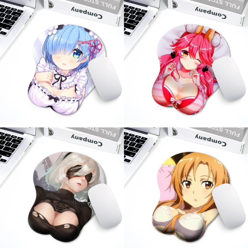 3D Boobs Mousepad | Oppai Ass Tits Mouse Pad | Silicone boobs mousepad