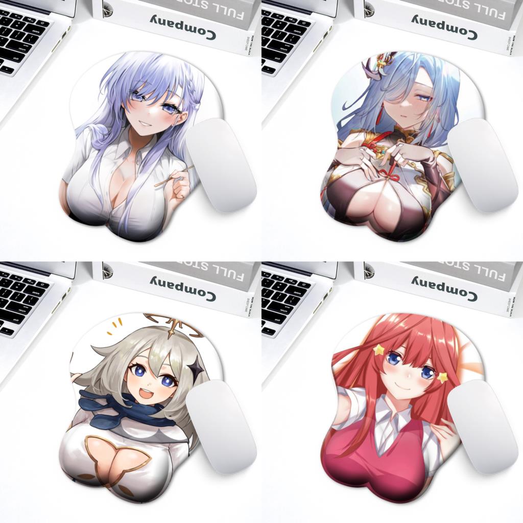 3D Boobs Mousepad | Oppai Ass Tits Mouse Pad | Silicone boobs mousepad