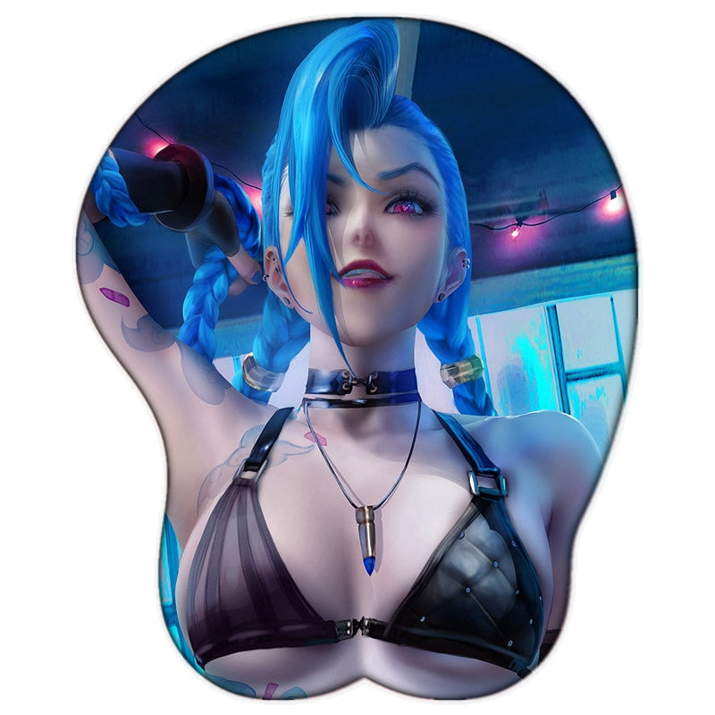 3D Boobs Mousepad | Oppai Ass Tits Mouse Pad | Silicone boobs mousepad