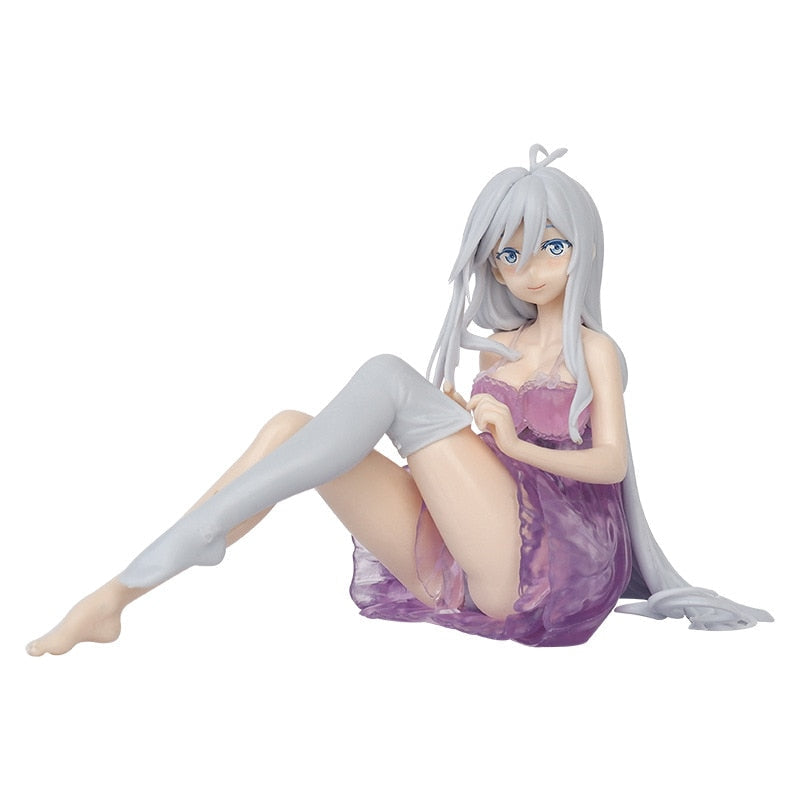 11cm Anime 86- Eighty Six Vladilena·Milize Figure Pajamas Sexy Stocking Pose Model Toys Doll Sleeping Pose Collection Decoration