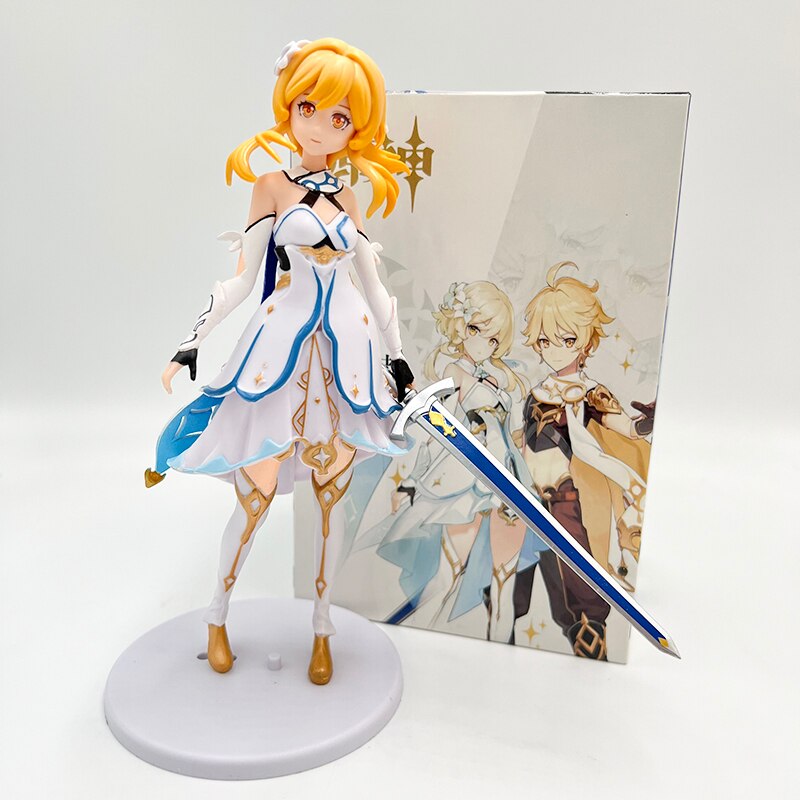 24cm Genshin Impact Yae Miko Anime Girl Figure Yae Miko Sexy Action Figure Qiqi/Xiao/Hu Tao Figurine Collectible Model Doll Toys