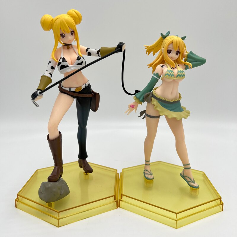 19cm FAIRY TAIL Sexy Girl Anime Figure Lucy Heartfilia Action Figure FAIRY TAIL Final Series Lucy Taurus Form Figurine Doll Toys