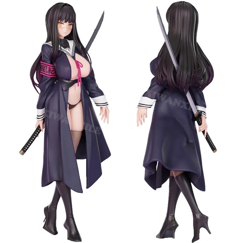 27cm Bfull FOTS JAPAN Sexy Anime Girl Figure Haji Soku Zan Fuuki Iinchou Action Figure Adult Collectible Model Doll Toys