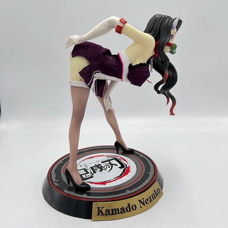 23cm Kimetsu no Yaiba Anime Figure Demon Slayer Kamado Nezuko Sexy Girl Action Figure Mitsuri/Shinobu Figurine Model Doll Toys