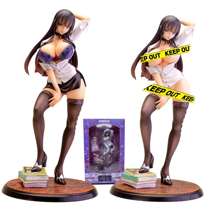 29cm SkyTube Ayame Illustration by Ban! Anime Figure Original Character Zac Aya Action Figure Adult Sexy Girl Model Doll Toys