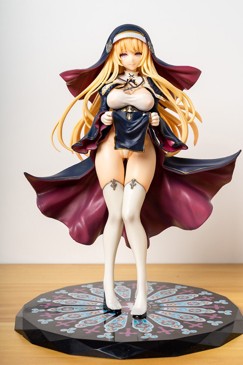 26cm Vibrastar Nun Charlotte 1/6 Skytube Japanese Anime sexy Girl PVC Action Figure Toy Native Adults Collection Model Doll