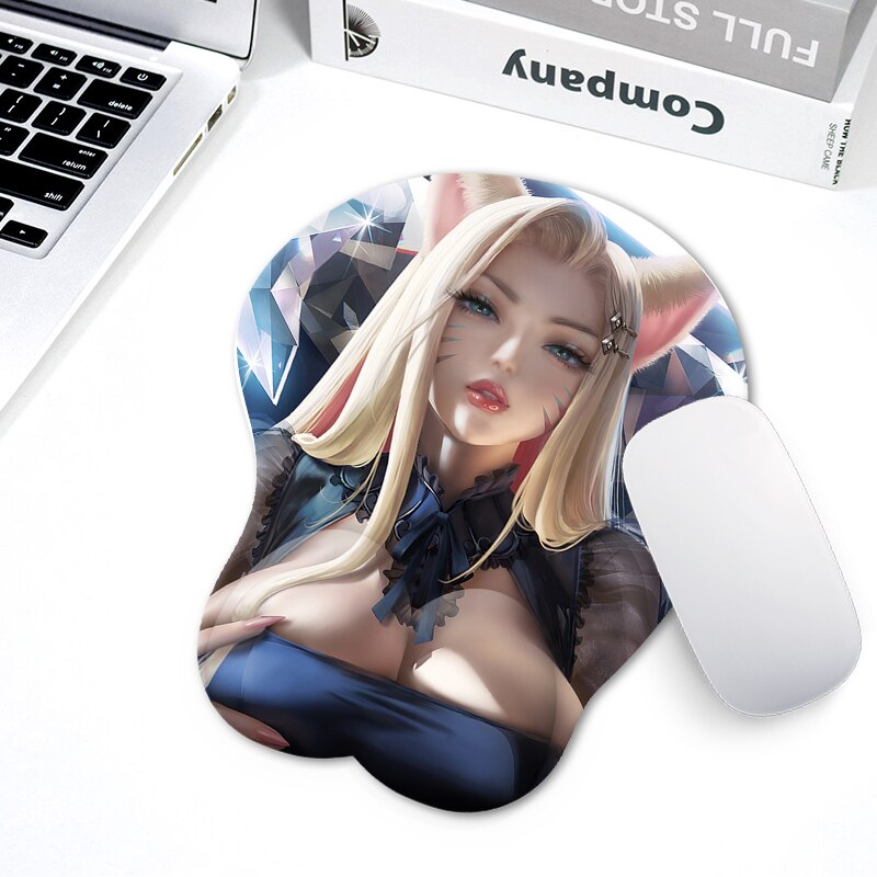 3D Boobs Mousepad | Oppai Ass Tits Mouse Pad | Silicone boobs mousepad