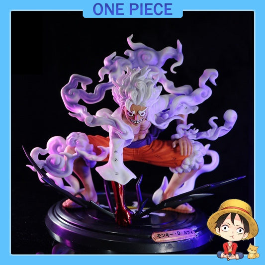 One Piece anime Figure Nika Luffy Gear 5 | Anime Sun God Luffy PVC Figurine Collectible Toys