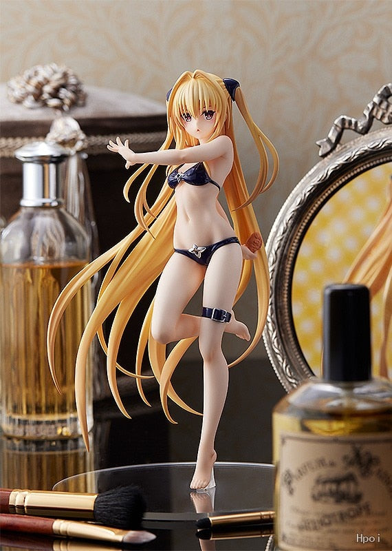 Max Factory To LOVE Ru Darkness Momo Belia Deviluke Golden Darkness Anime Girl PVC Action Figure Toy Collection Model Doll 19CM