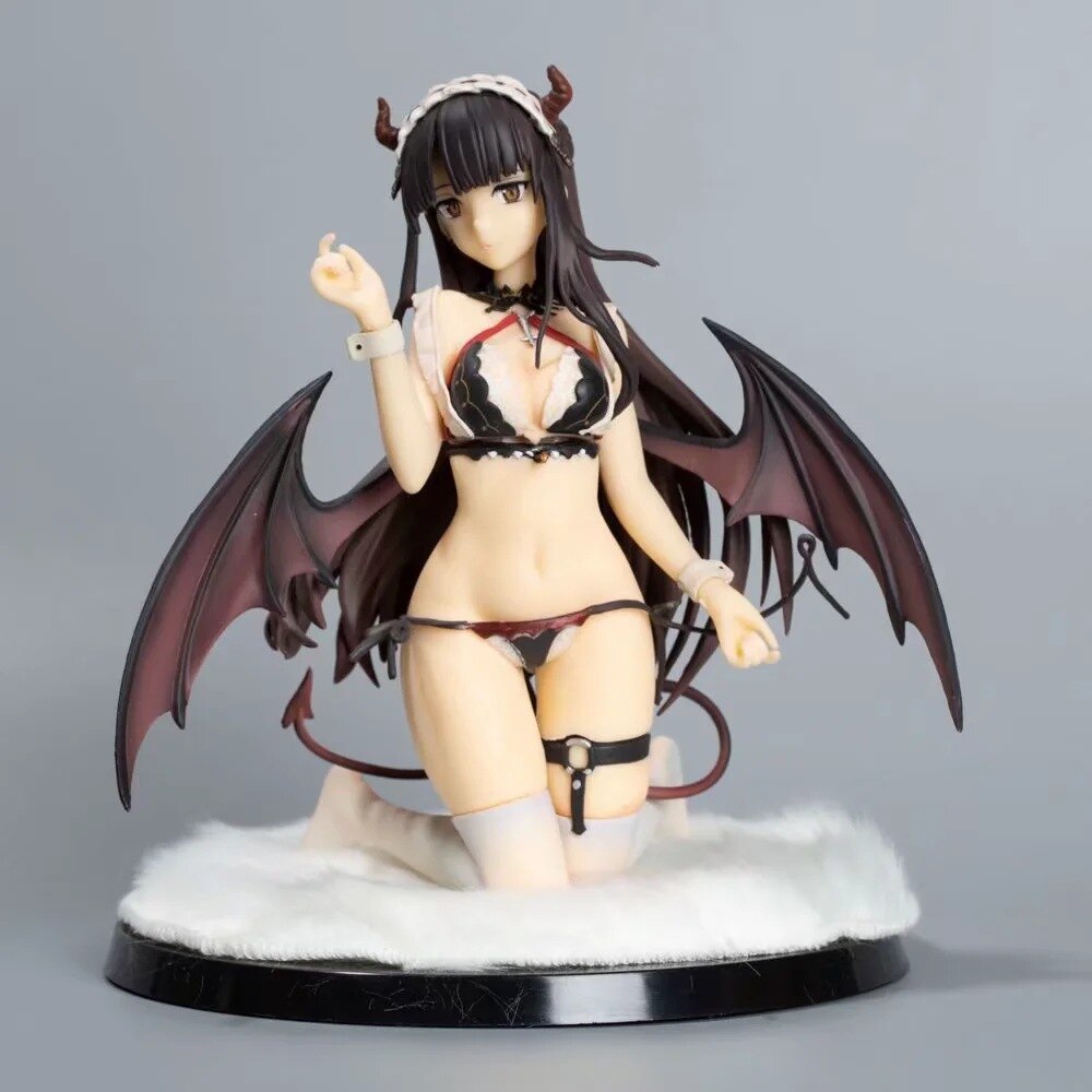 18CM Charm Wings Inc Taya 1/6 Akuma Maid ver Anime Sexy Girl PVC Action Figure Toy Adult Collection Model Hentai Doll Gifts