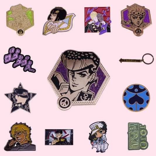 Wholesale Fun Anime Movie Figure Hard Enamel Pins Collect Metal Cartoon Backpack Collar Lapel Brooches Jewelry Gifts for Friends