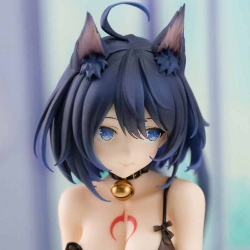 Anime Honkai Impact 2rd Figure Cat Tail Ear Seele Vollerei Action Figure Sexy Girls Pajamas PVC Model Doll Collection Kids Gifts