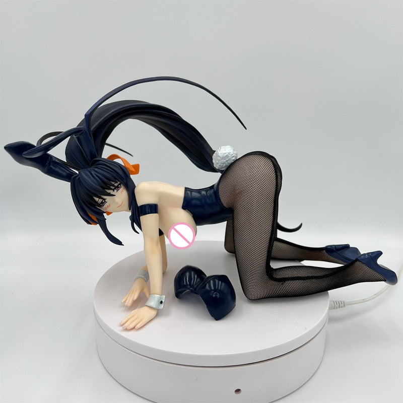 30cm High School D x D HERO Anime Figure Akeno Himejima Bunny Ver Action Figure Rias Gremory Sexy Girl Feature Model Doll Toy