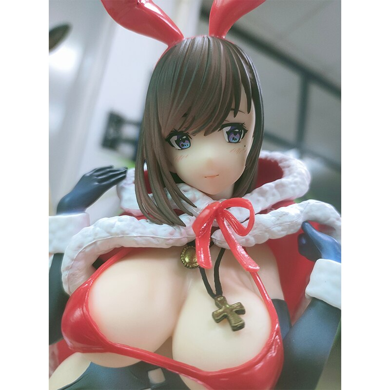 28cm Native Mataro Original Character Christmas Bunny Anime Figure Matarou Bunny Girl Action Figure Adult Sexy Model Doll Toys