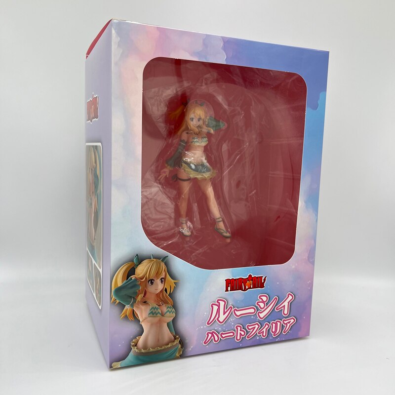 19cm FAIRY TAIL Sexy Girl Anime Figure Lucy Heartfilia Action Figure FAIRY TAIL Final Series Lucy Taurus Form Figurine Doll Toys