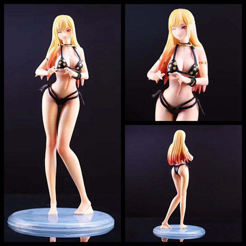 21cm Anime My Dress-Up Darling Action Figure Marin Kitagawa Bikini Swimsuit Sexy Girl PVC Collection Model Doll Toy Kid Gift