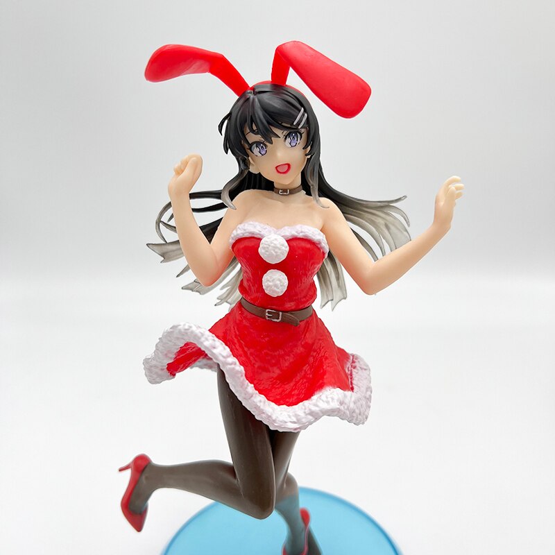 20cm Coreful Rascal Does Not Dream of Bunny Girl Senpai Anime Figure Mai Sakurajima Winter Bunny Girl Sexy Action Figure Toys