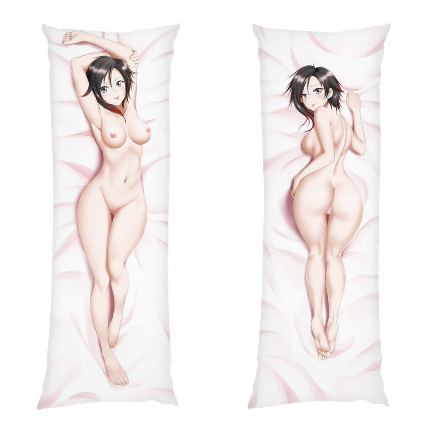 Dakimakura Ecchi Anime Body Pillow Brunette Waifu - RWBY Ruby Rose