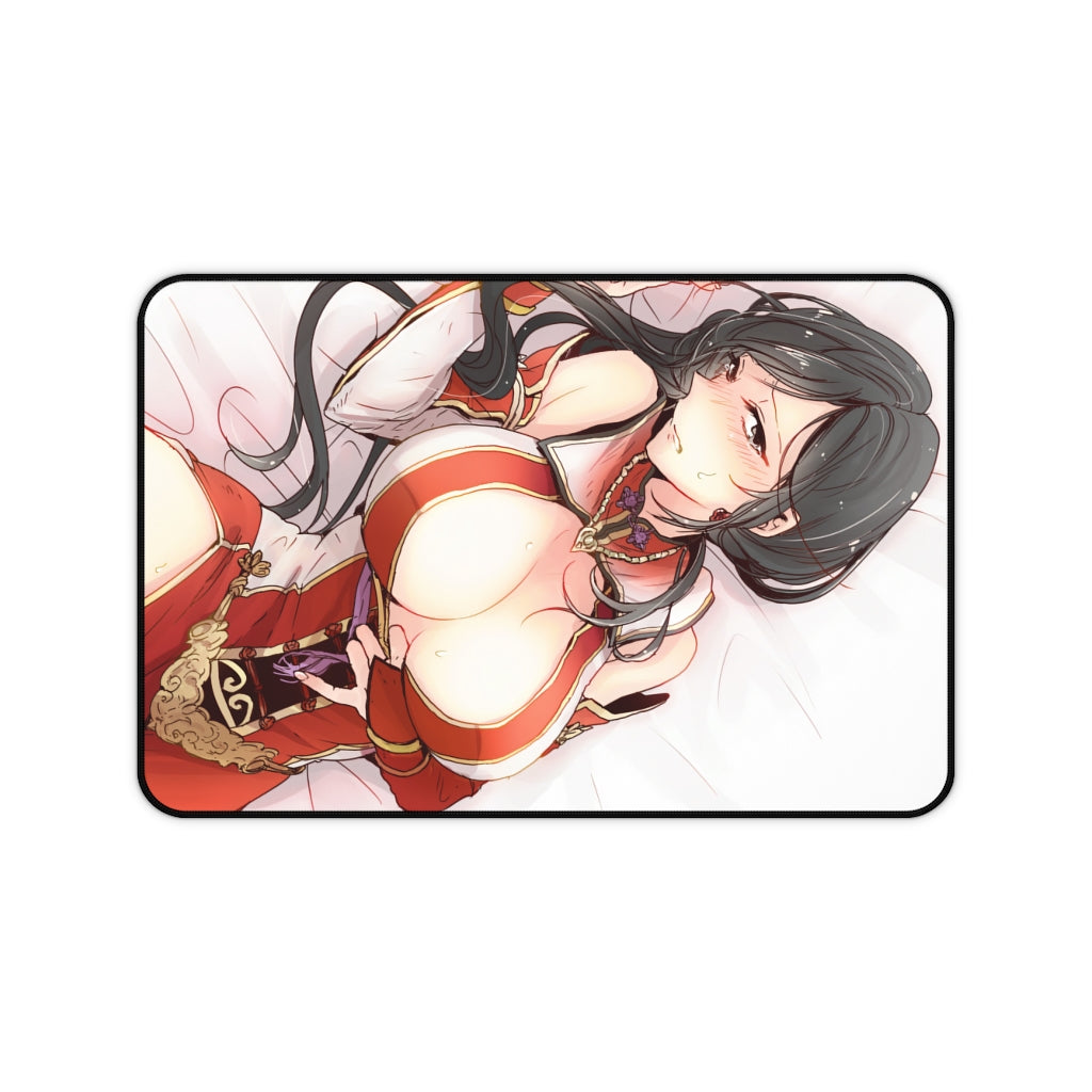 Dynasty Warriors Lian Shi Waifu Desk Mat - Non Slip Gaming Musou Mousepad