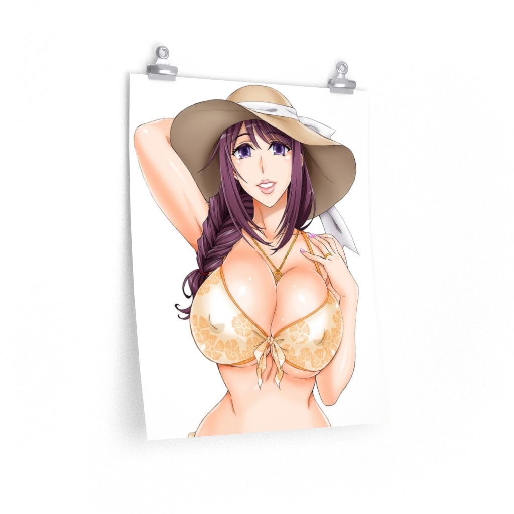 Ryuuzouji Sanae Sexy Bikini Walkure Romanze Poster - Lewd Premium Matte Vertical Poster - Adult Wall Art