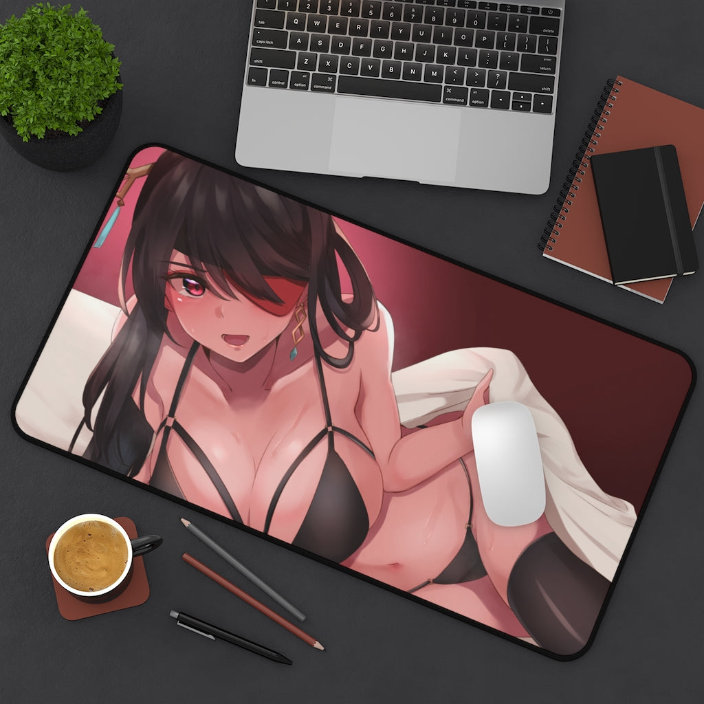 Genshin Impact Sexy Lingerie Beidou Desk Mat - Non Slip Mousepad