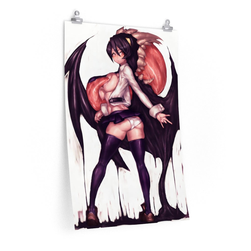 Filia and Samson Skullgirls Poster - Lewd Premium Matte Vertical Poster - Adult Wall Art