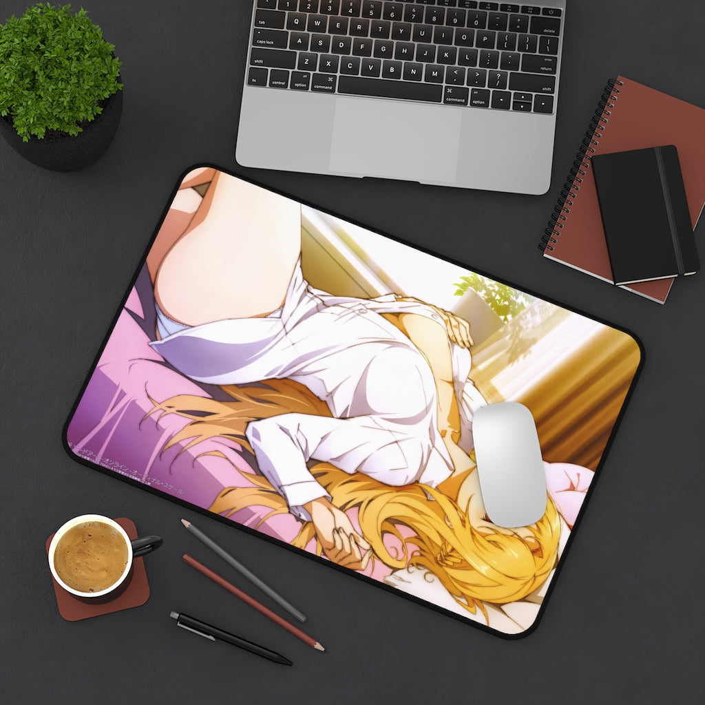 Sword Art Online Anime Mousepad - Big Boobs Asuna Large Desk Mat - Ecchi Mouse Pad