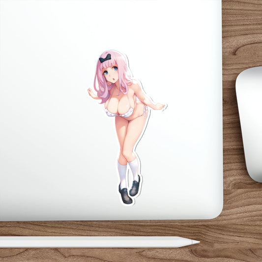 Sexy Boobs Chika Fujiwara Kaguya-sama Love Is War Waterproof Sticker - Ecchi Vinyl Decal