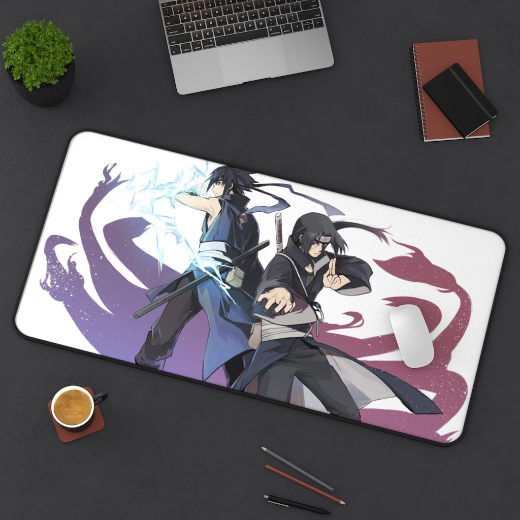 Sasuke & Itachi - Naruto Computer Mouse Pad / Desk Mat - The Mouse Pads Ninja 31" × 15.5" Home Decor