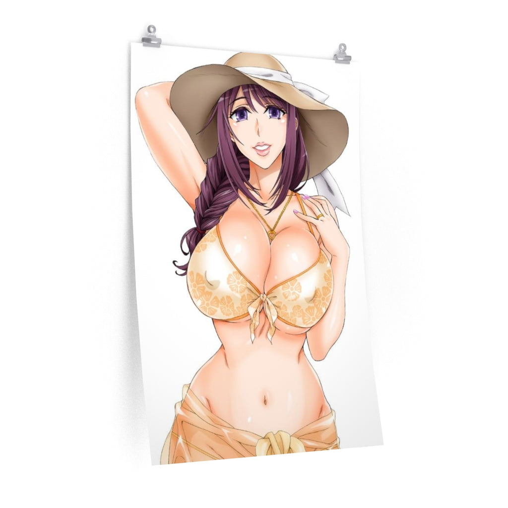 Ryuuzouji Sanae Sexy Bikini Walkure Romanze Poster - Lewd Premium Matte Vertical Poster - Adult Wall Art