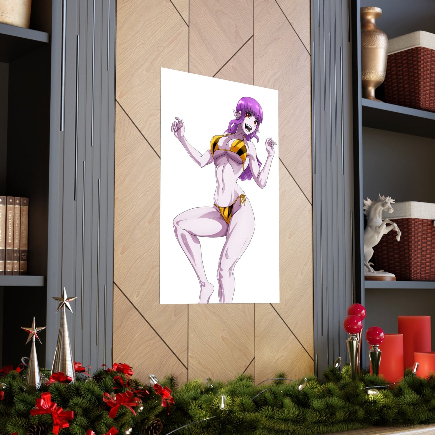 Solo Leveling Poster - Premium Matte Vertical Poster - Esil Radiru Bikini Waifu Ecchi Anime Wall Art Decor