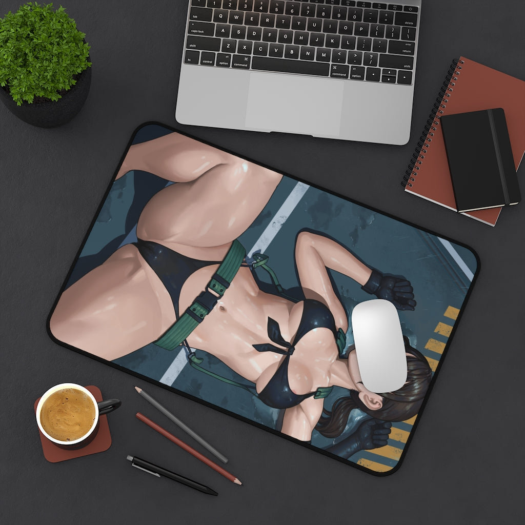 Metal Gear Solid Sexy Mousepad - Quiet Large Gaming Desk Mat - Ecchi Playmat