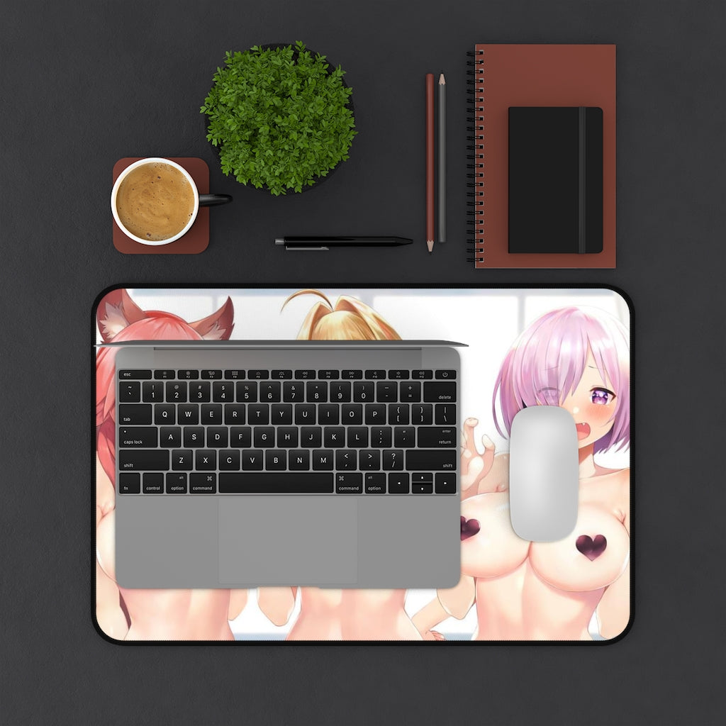 Fate Grand Order Sexy Mousepad - Big Boobs Large Desk Mat - FGO Ecchi Mouse Pad