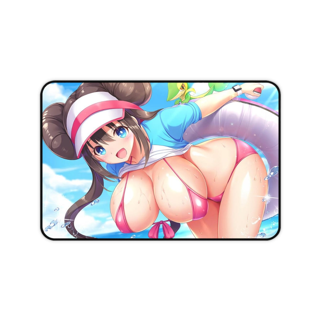 Pokemon Ecchi Mousepad - Big Boobs Rosa - Large Desk Mat - Sexy Pokemon