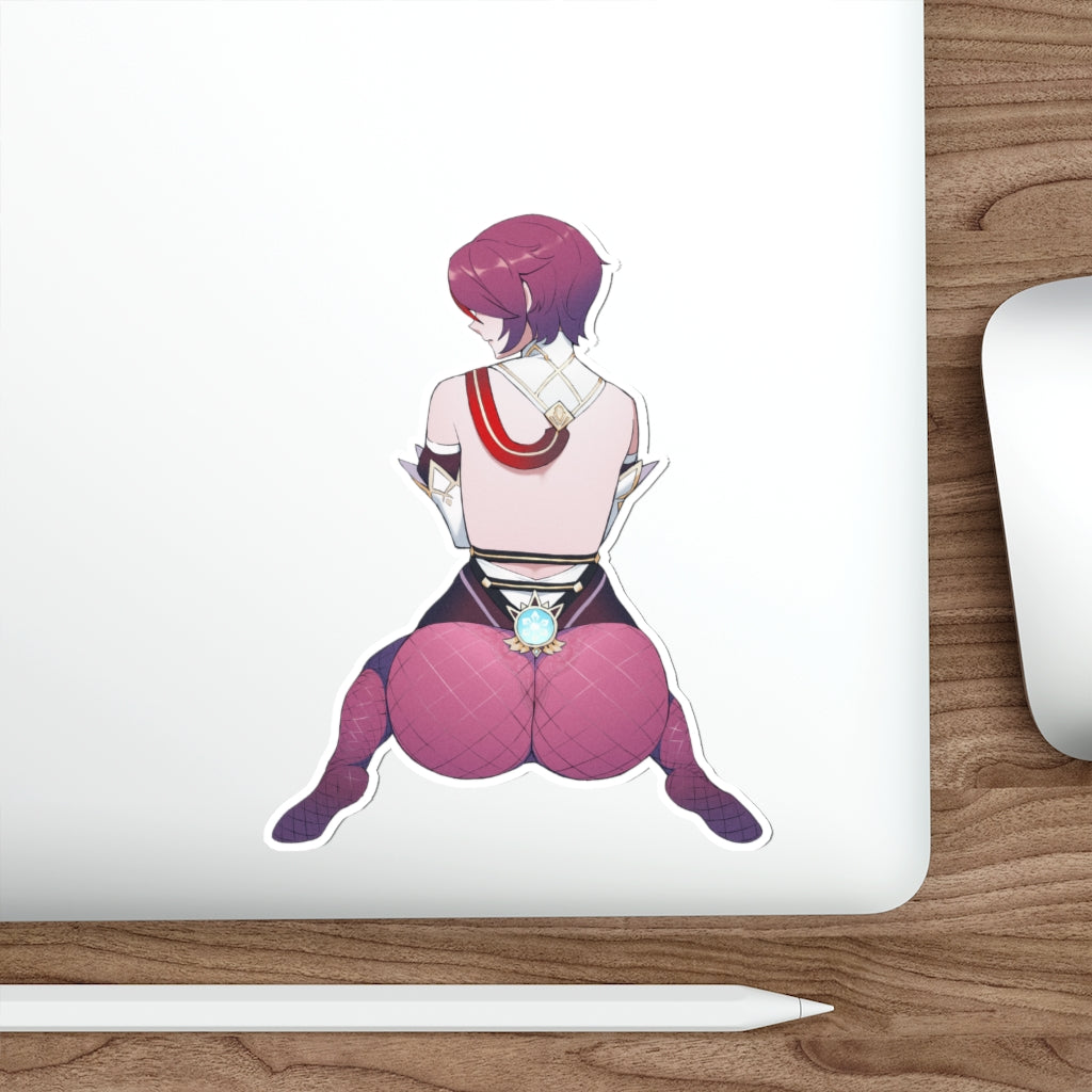 Big Butt Rosaria Genshin Impact Waterproof Sticker - Ecchi Vinyl Decal