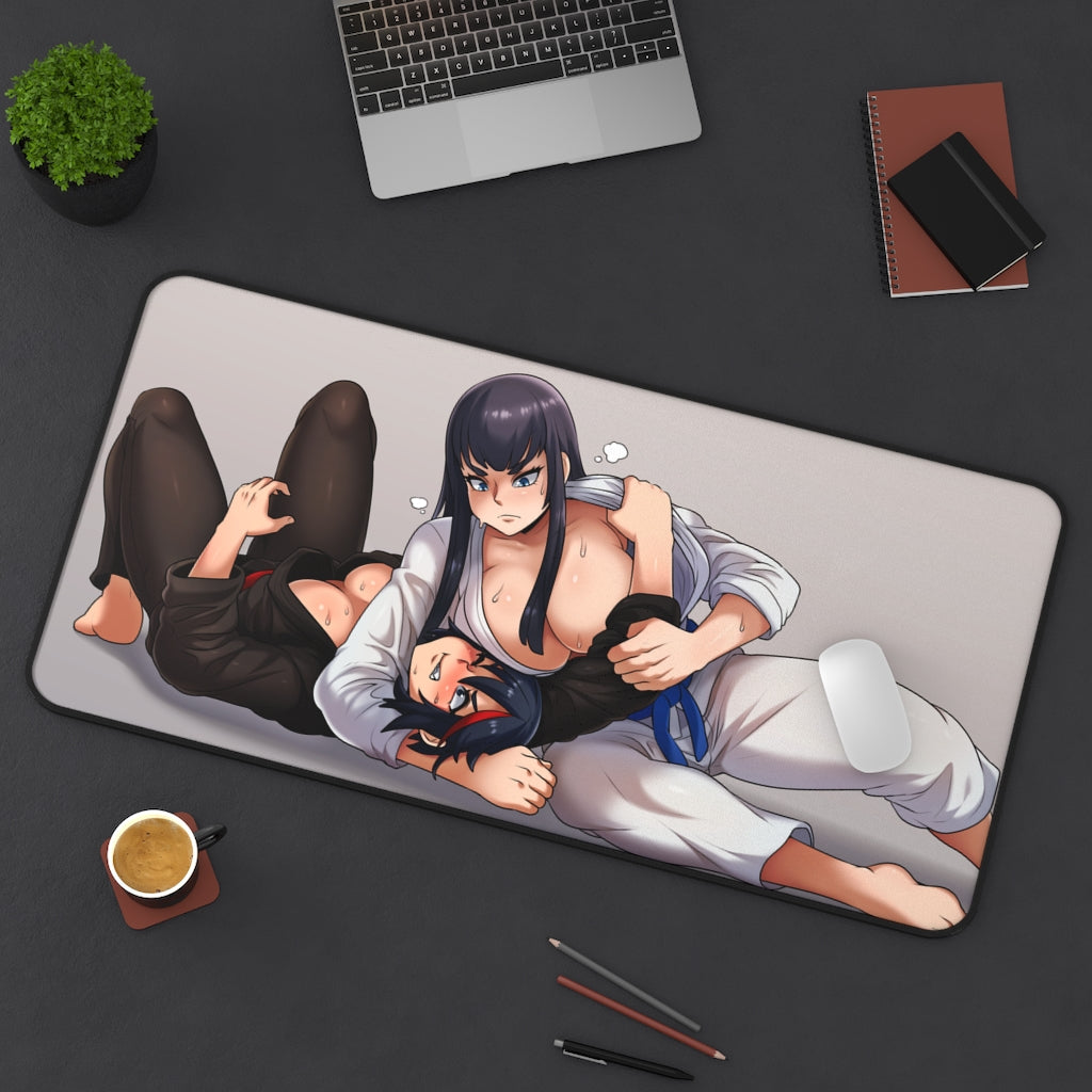 Kill La Kill Sexy Mousepad - Karate Big Tits Large XXL Desk Mat - Ecchi Anime Desk Pad