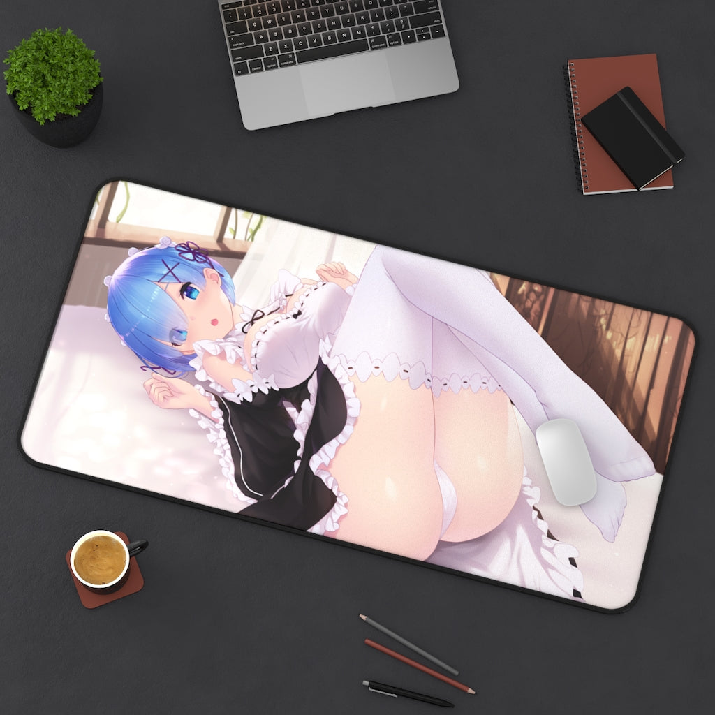 Re Zero Sexy Mousepad - Maid Rem Desk Mat - Ecchi Playmat