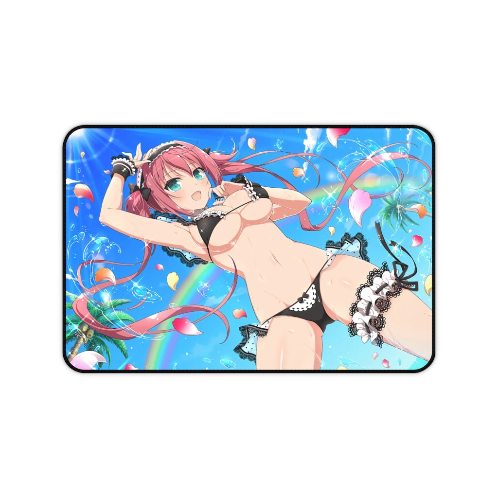 Sexy Bikini Maid Queen's Blade Desk Mat - Non Slip Mousepad