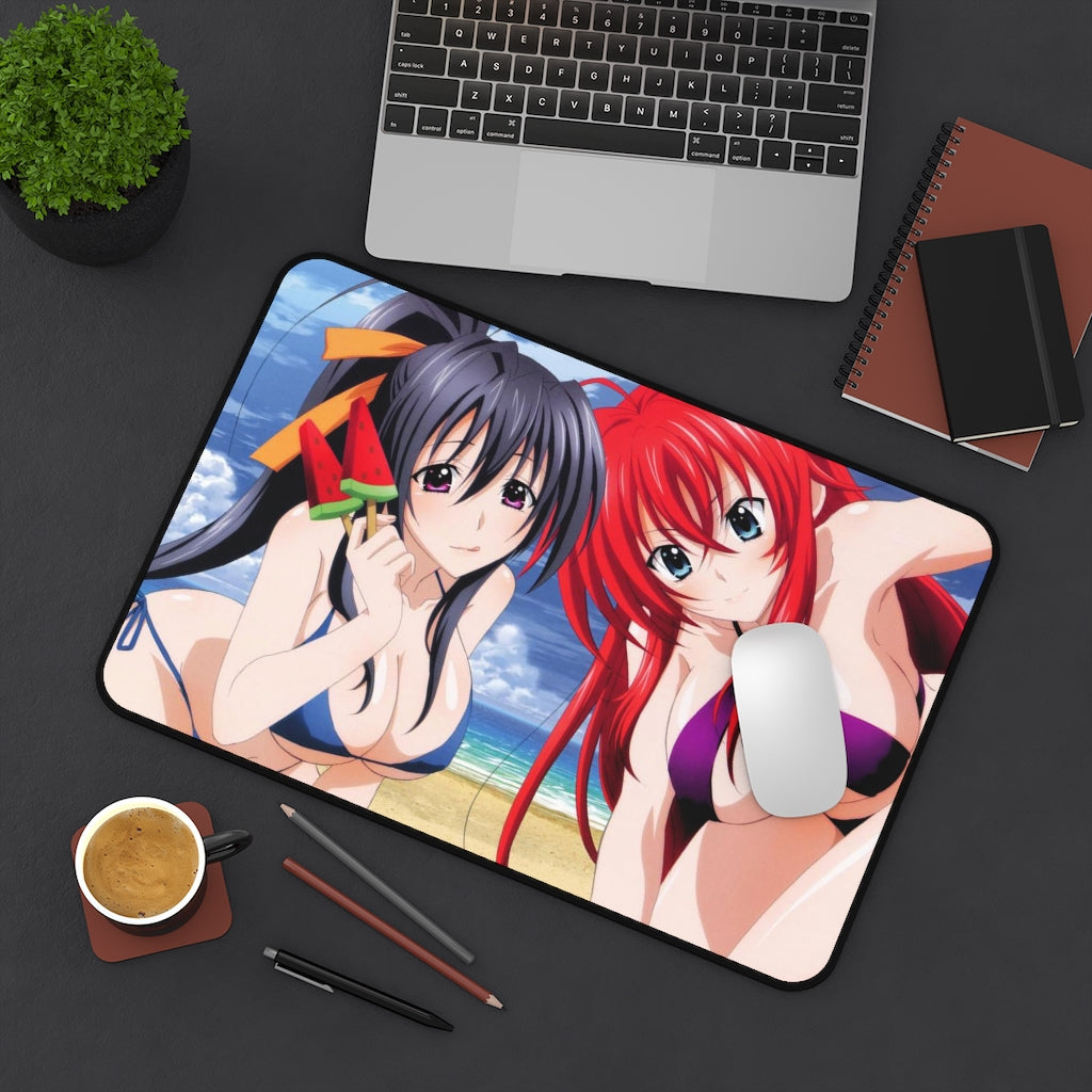 High School Dxd Sexy Mousepad - Big Bikini Boobs Rias Gremory And Akeno Himejima Ecchi Desk Mat - Highschool Dxd Playmat