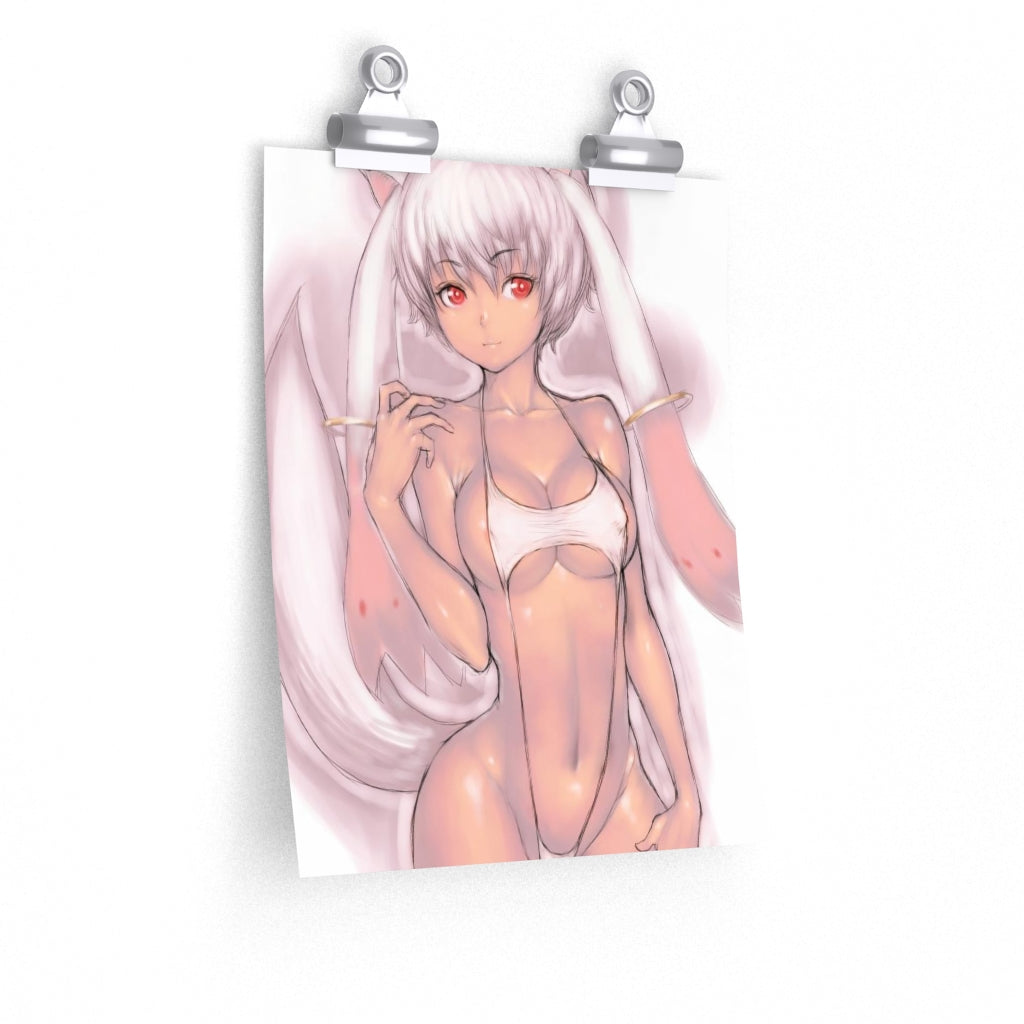 Kyubey Mahou Shoujo Madoka Magica Poster - Lewd Premium Matte Vertical Poster - Adult Wall Art