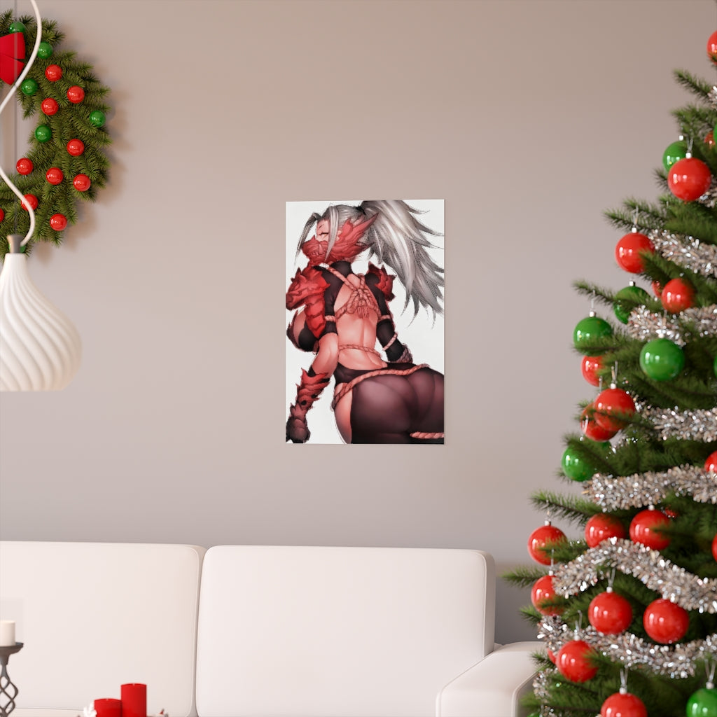 Odogaron Monster Hunter Poster - Lewd Premium Matte Vertical Poster - Adult Wall Art