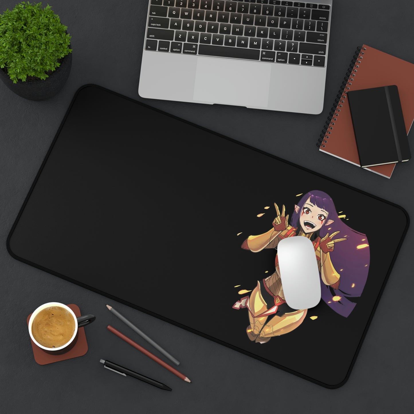 Solo Leveling Kawaii Esil Radiru Gaming Mousepad - XXL Anime Desk Mat - Manhwa Desk Pad