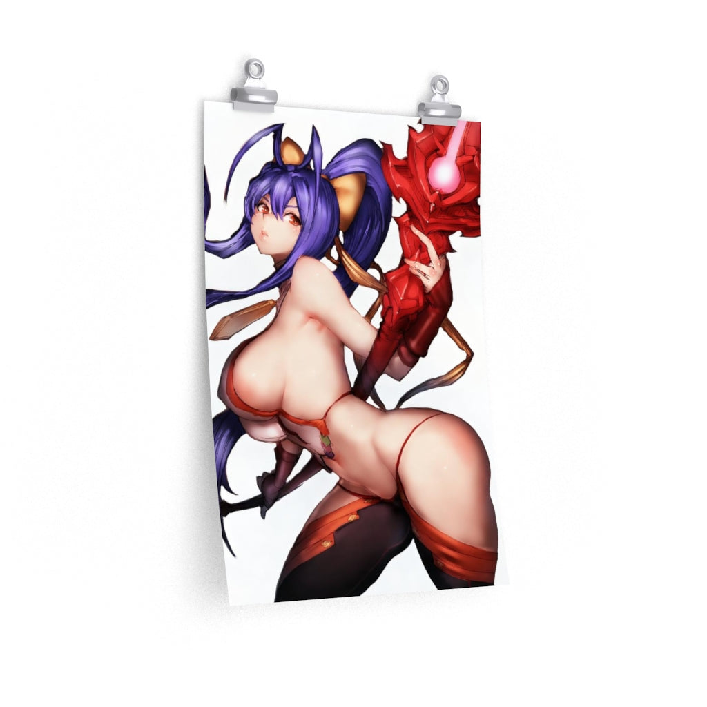 Mai Natsume Blazblue Poster - Lewd Premium Matte Vertical Poster - Adult Wall Art