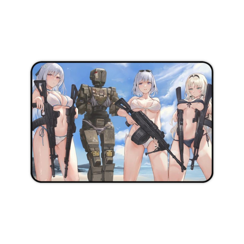 Girls Frontline Ecchi Mousepad - Bikini Waifus Large Desk Mat - Playmat - Girls With Guns