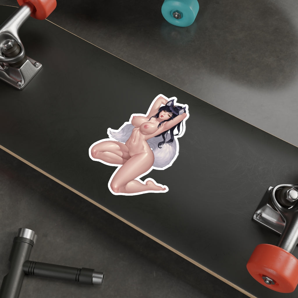 Nude Ahri League of Legends Hentai Waterproof Sticker - Ecchi Vinyl Decal