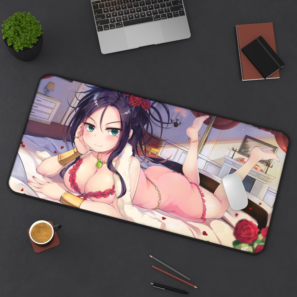 Dragon Quest Sexy Mousepad - Hot Night Lingerie Deborah Gaming Desk Mat - Ecchi Playmat